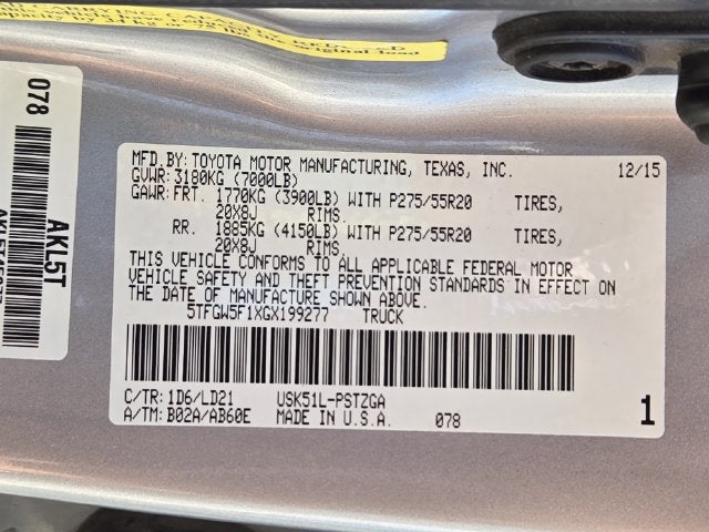 2016 Toyota Tundra 1794 CrewMax