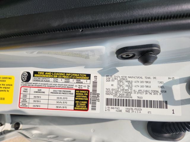 2025 Toyota Tundra SR5