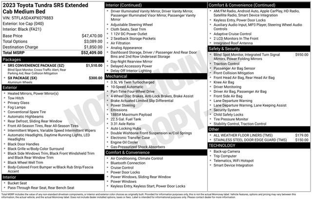 2023 Toyota Tundra SR5