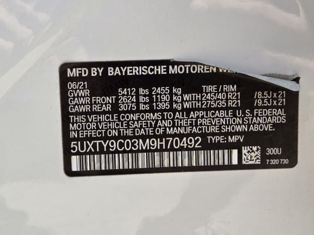 2021 BMW X3 M40i