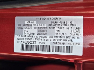 2023 Mazda Mazda CX-5 2.5 S Select Package