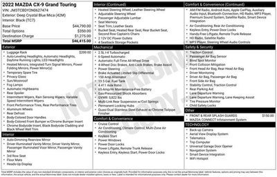 2022 Mazda Mazda CX-9 Grand Touring