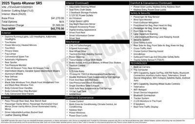 2025 Toyota 4Runner SR5