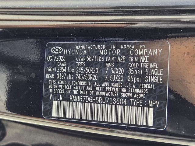 2024 Hyundai Palisade Calligraphy Night Edition