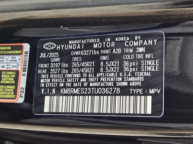 2026 Hyundai Palisade Calligraphy