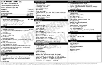 2024 Hyundai Elantra SEL