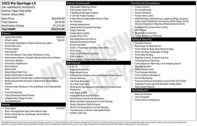 2022 Kia Sportage LX