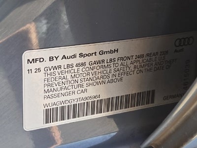 2026 Audi RS 3 2.5T quattro