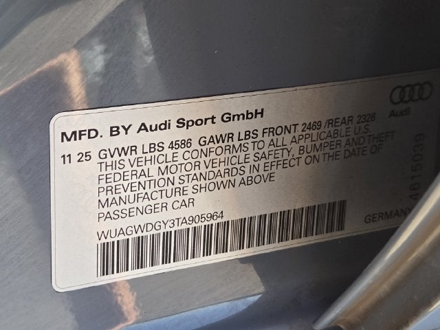 2026 Audi RS 3 2.5T quattro