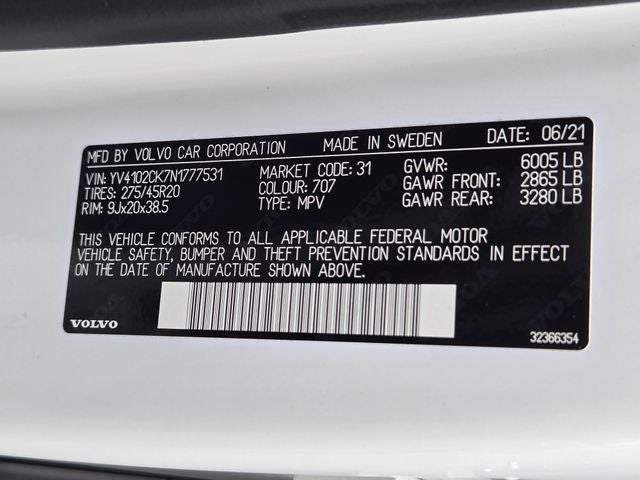 2022 Volvo XC90 T5 Momentum