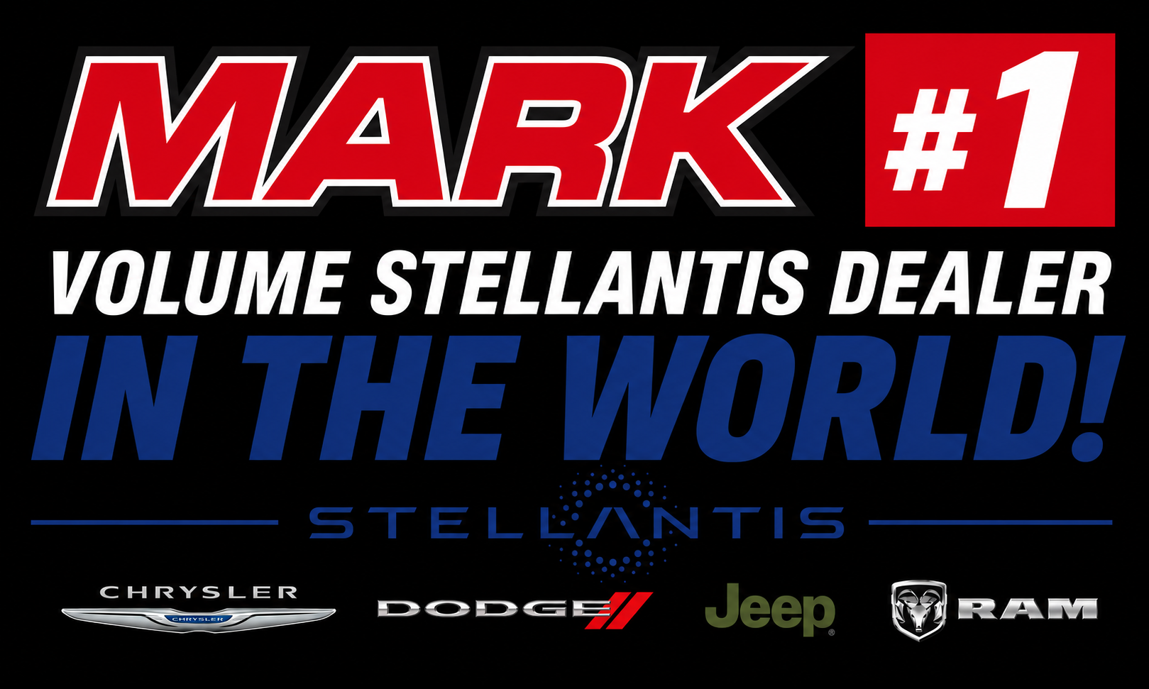Mark Dodge is the number one volume Stellantis dealer in the world