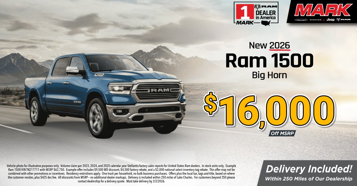 New 2026 Ram 1500 Big Horn