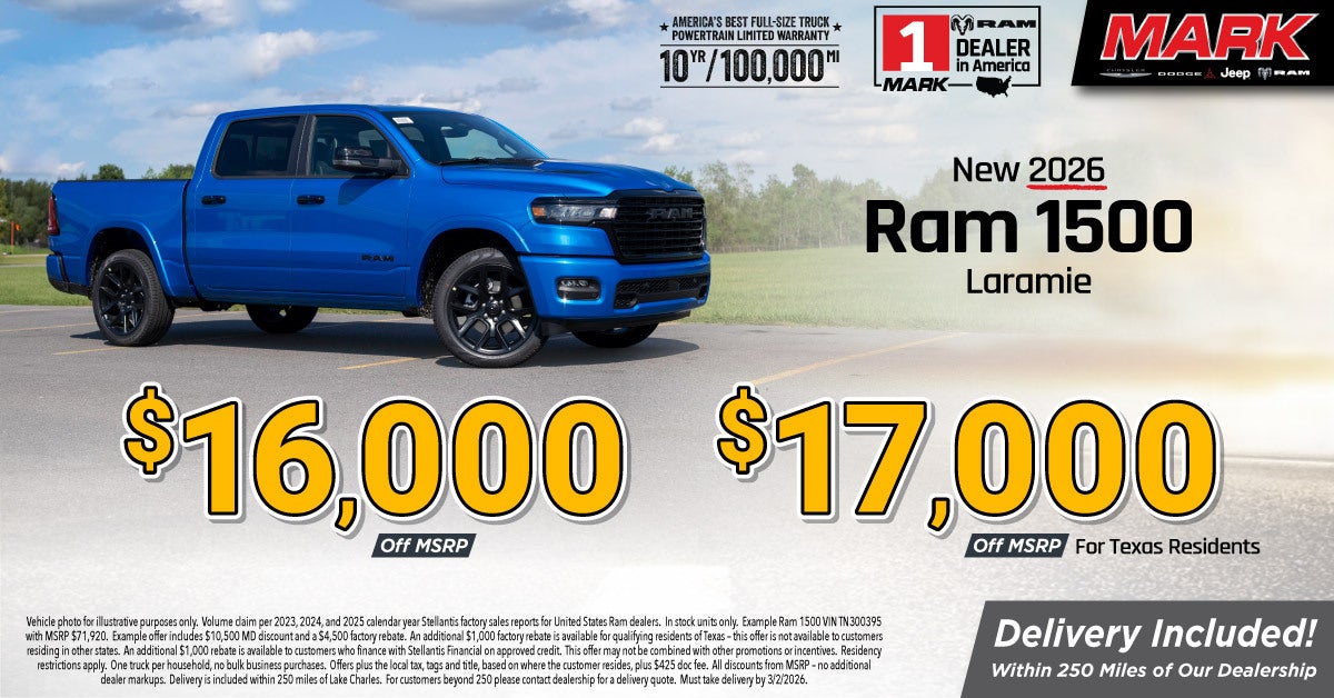 New 2026 Ram 1500 Laramie