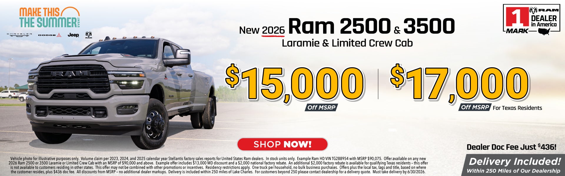 New Ram HD trucks are on sale at Mark Dodge 