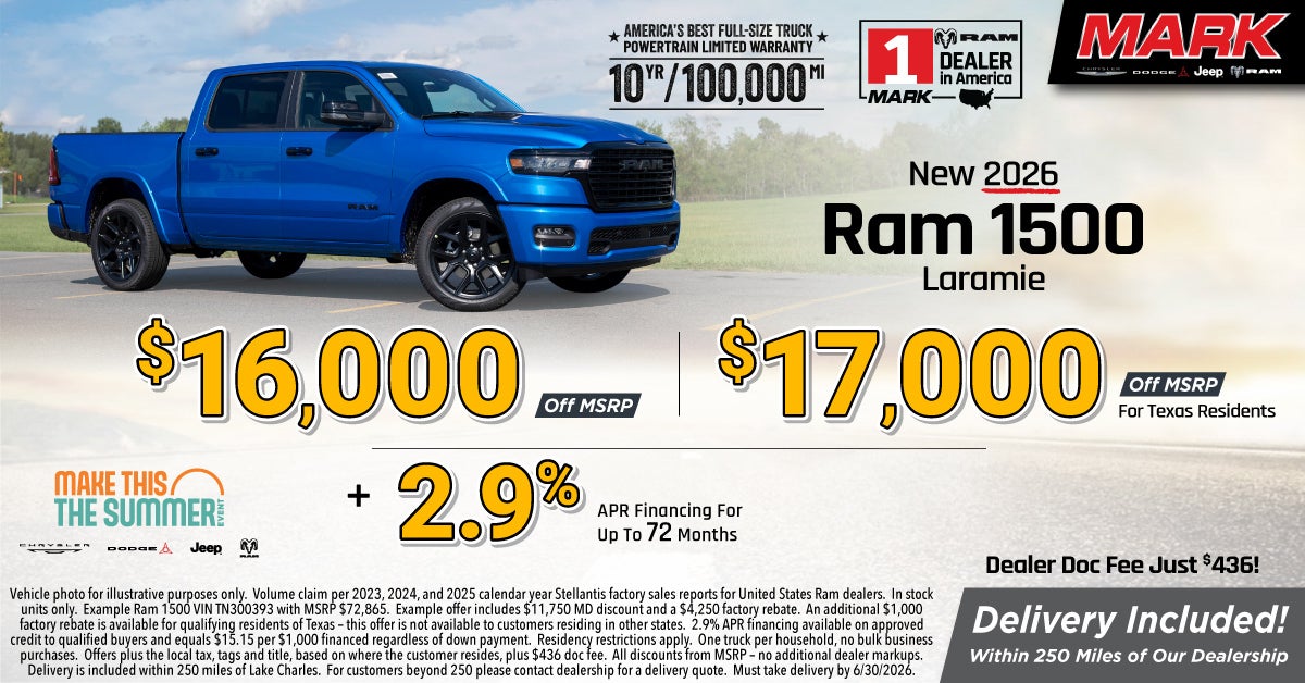 New 2026 Ram 1500 Laramie