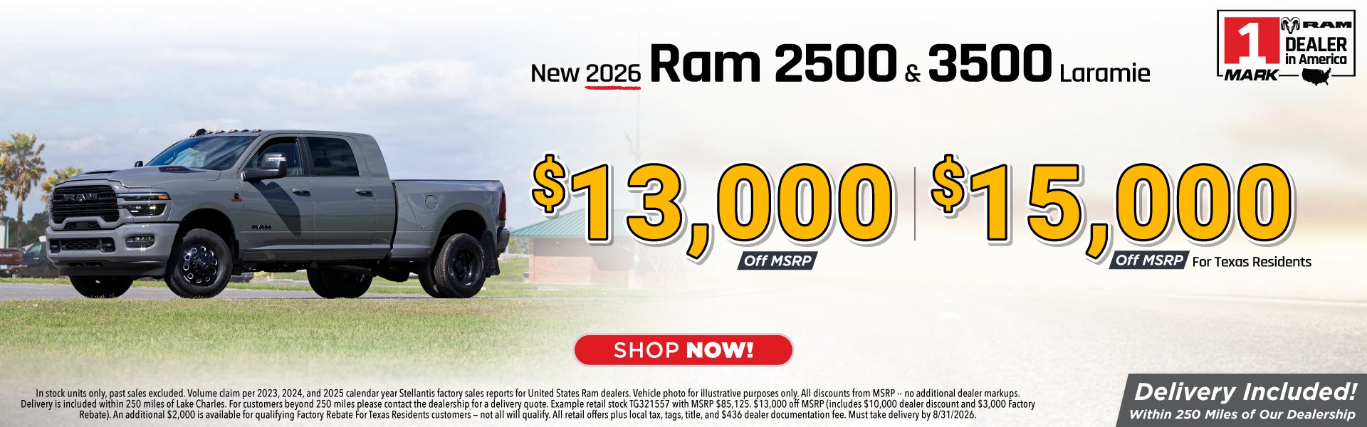 Ram HD trucks are on sale at Mark Dodge