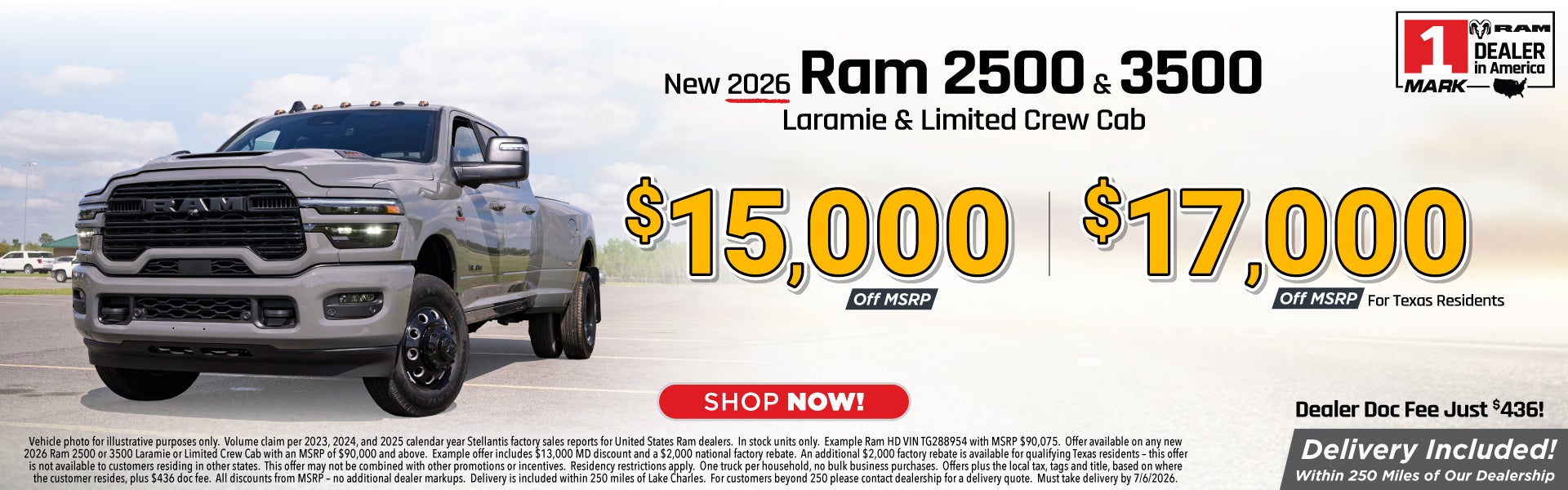 New Ram HD trucks are on sale at Mark Dodge 